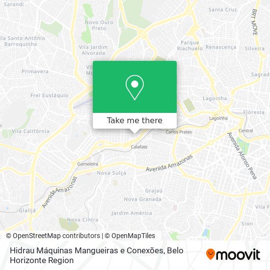 Hidrau Máquinas Mangueiras e Conexões map