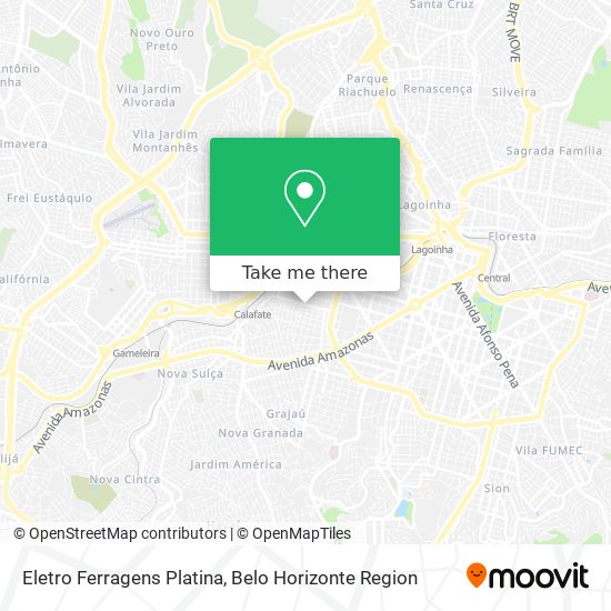 Eletro Ferragens Platina map