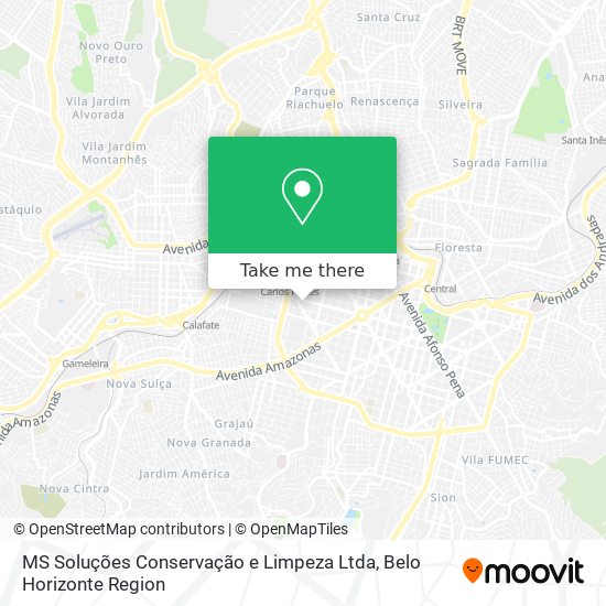 MS Soluções Conservação e Limpeza Ltda map