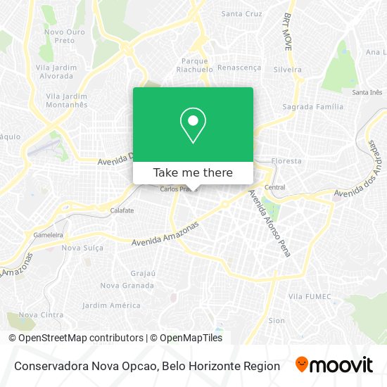 Conservadora Nova Opcao map