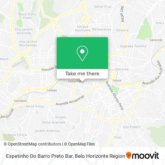 Espetinho Do Barro Preto Bar map