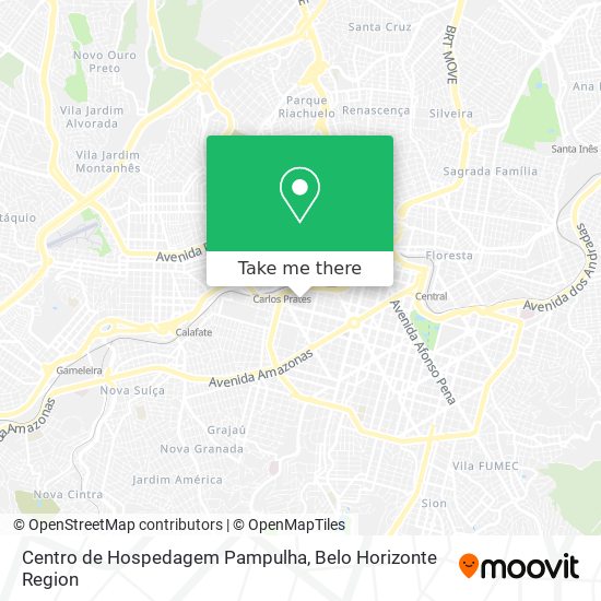 Centro de Hospedagem Pampulha map