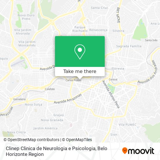 Clinep Clinica de Neurologia e Psicologia map