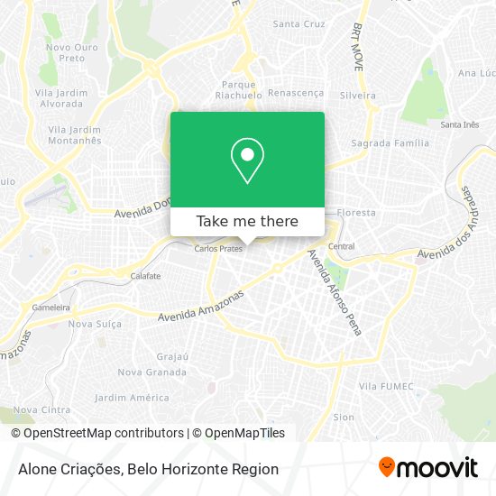 Alone Criações map