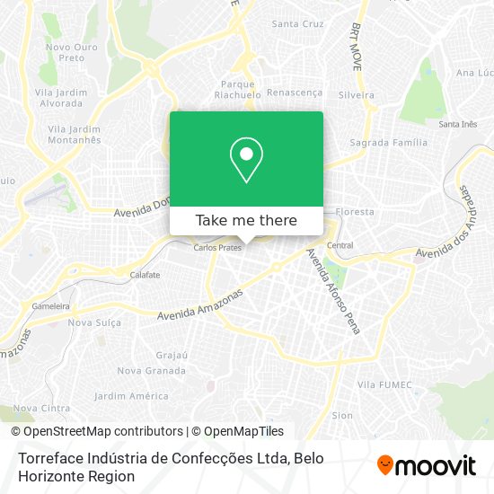 Torreface Indústria de Confecções Ltda map