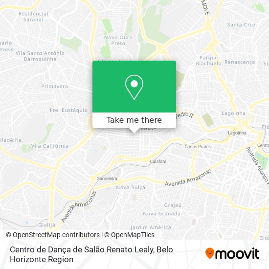 Mapa Centro de Dança de Salão Renato Lealy