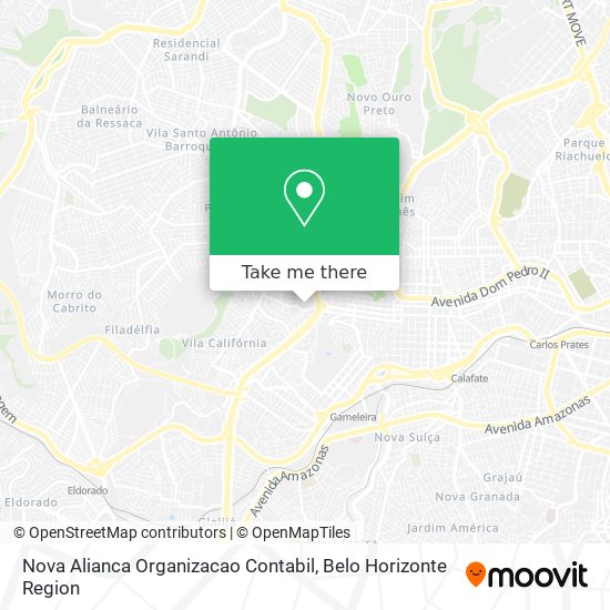 Nova Alianca Organizacao Contabil map