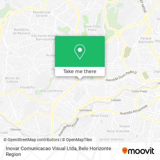 Inovar Comunicacao Visual Ltda map