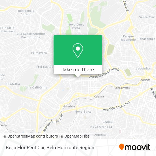 Beija Flor Rent Car map