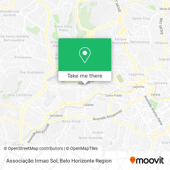 Associação Irmao Sol map