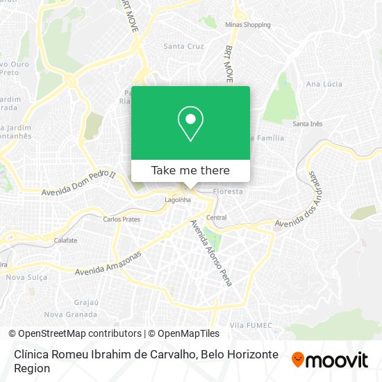 Clínica Romeu Ibrahim de Carvalho map