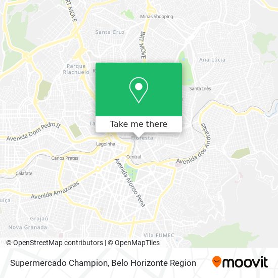 Supermercado Champion map