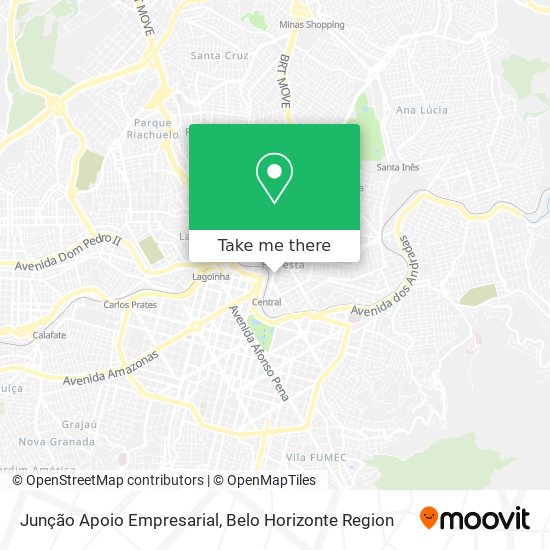 Junção Apoio Empresarial map