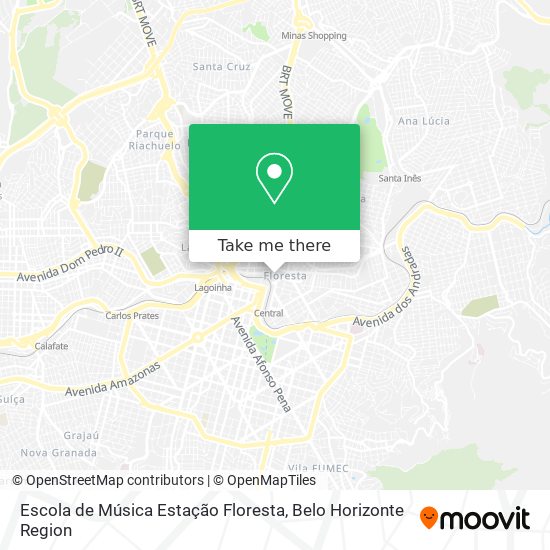 Escola de Música Estação Floresta map