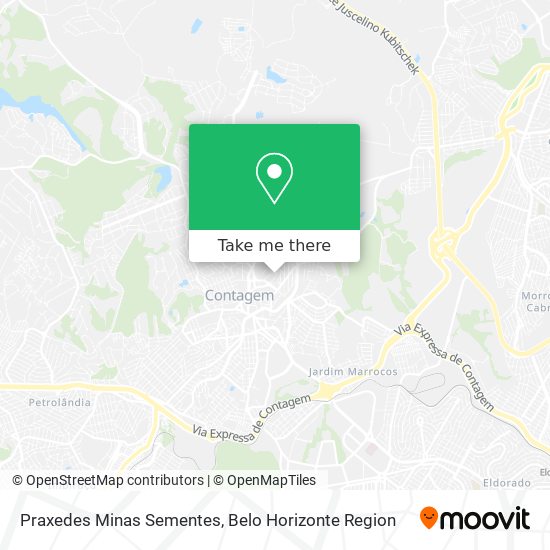 Praxedes Minas Sementes map