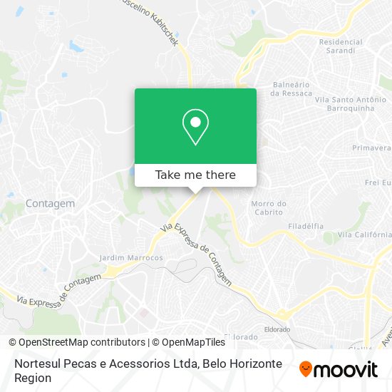 Nortesul Pecas e Acessorios Ltda map