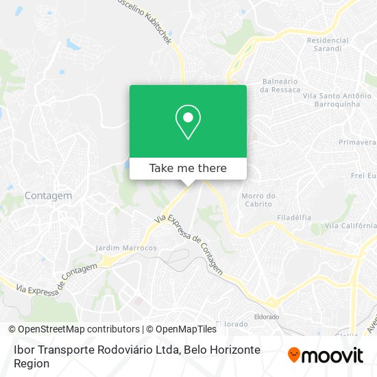Ibor Transporte Rodoviário Ltda map