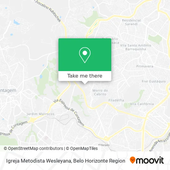 Igreja Metodista Wesleyana map