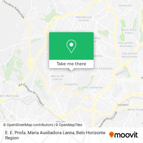 E. E. Profa. Maria Auxiliadora Lanna map