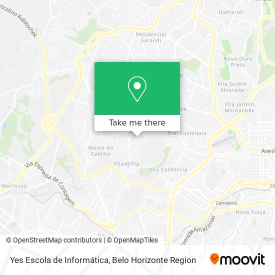Yes Escola de Informática map