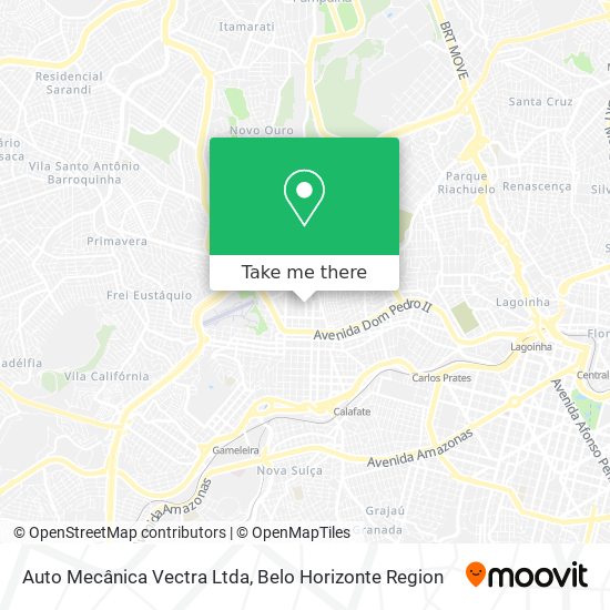 Auto Mecânica Vectra Ltda map