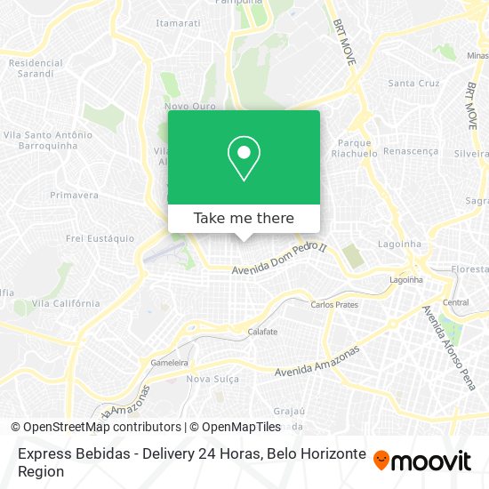 Mapa Express Bebidas - Delivery 24 Horas