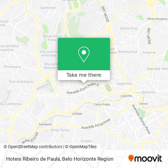 Hoteis Ribeiro de Paula map