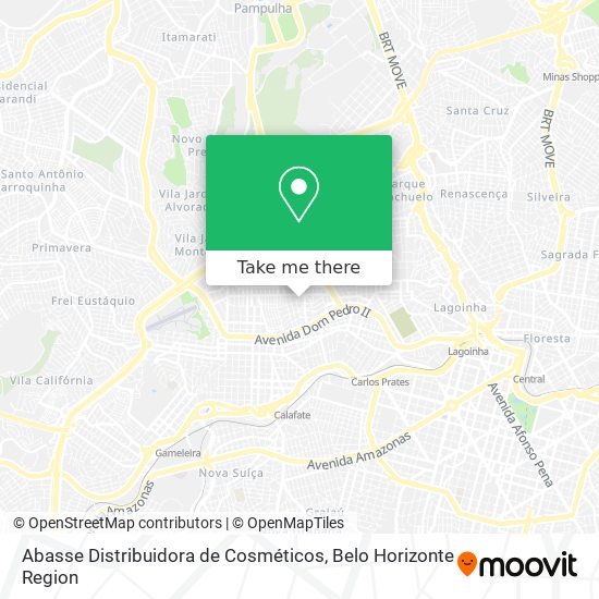 Abasse Distribuidora de Cosméticos map