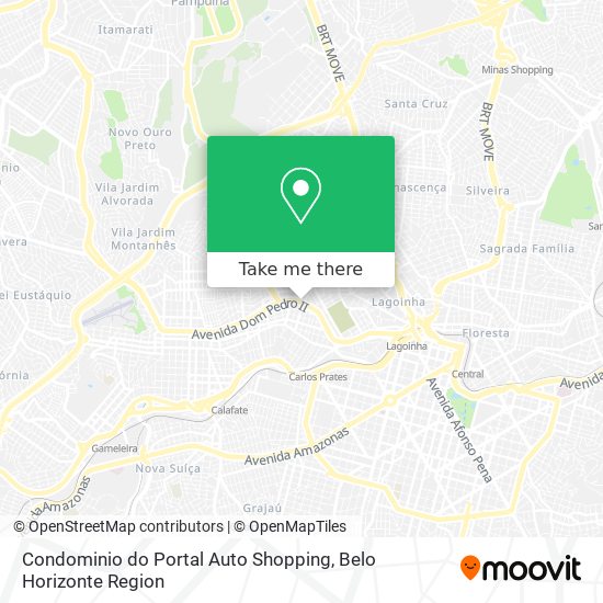 Mapa Condominio do Portal Auto Shopping