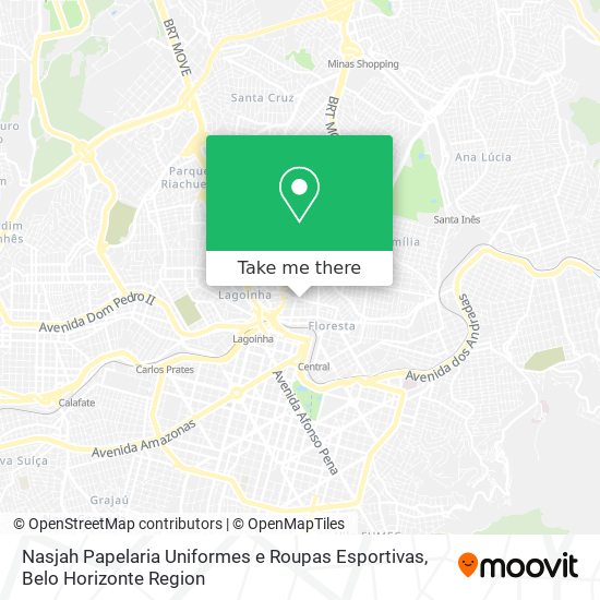 Nasjah Papelaria Uniformes e Roupas Esportivas map