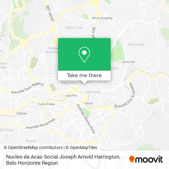 Nucleo de Acao Social Joseph Arnold Harrington map