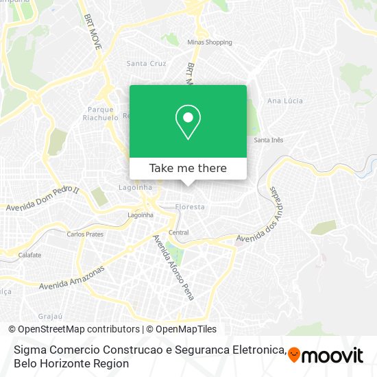 Sigma Comercio Construcao e Seguranca Eletronica map