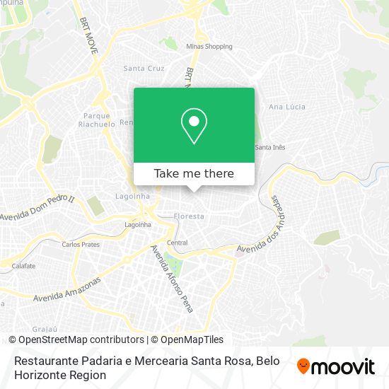 Restaurante Padaria e Mercearia Santa Rosa map