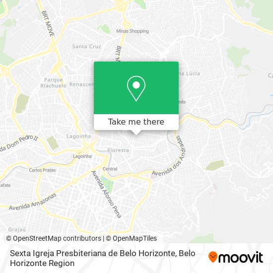 Sexta Igreja Presbiteriana de Belo Horizonte map