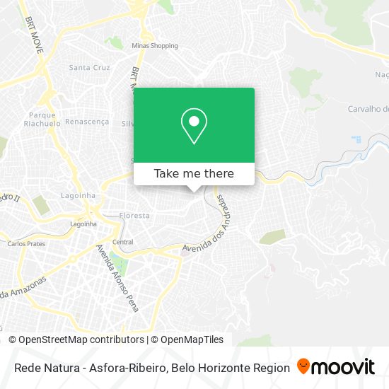 Rede Natura - Asfora-Ribeiro map
