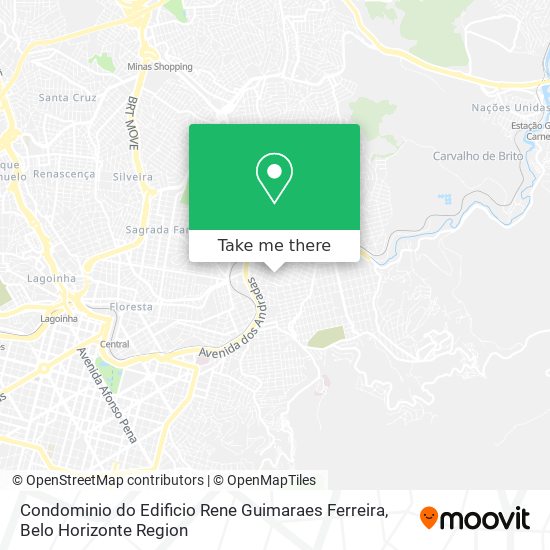 Mapa Condominio do Edificio Rene Guimaraes Ferreira