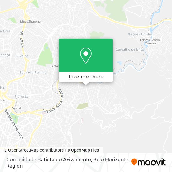 Comunidade Batista do Avivamento map