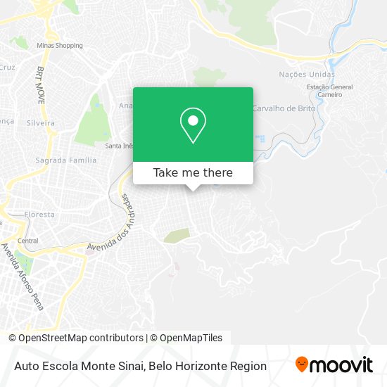 Auto Escola Monte Sinai map