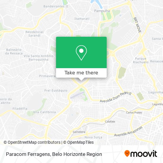 Paracom Ferragens map