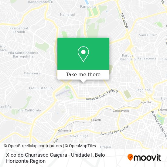 Xico do Churrasco Caiçara - Unidade I map