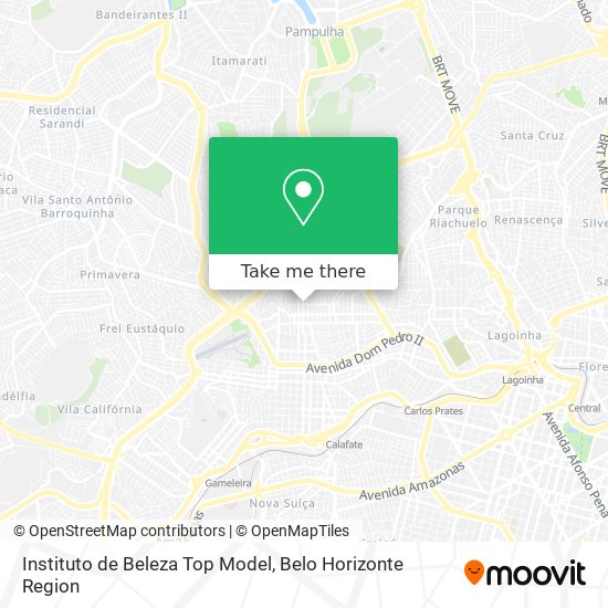 Instituto de Beleza Top Model map