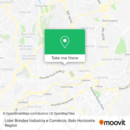 Lider Brindes Indústria e Comércio map