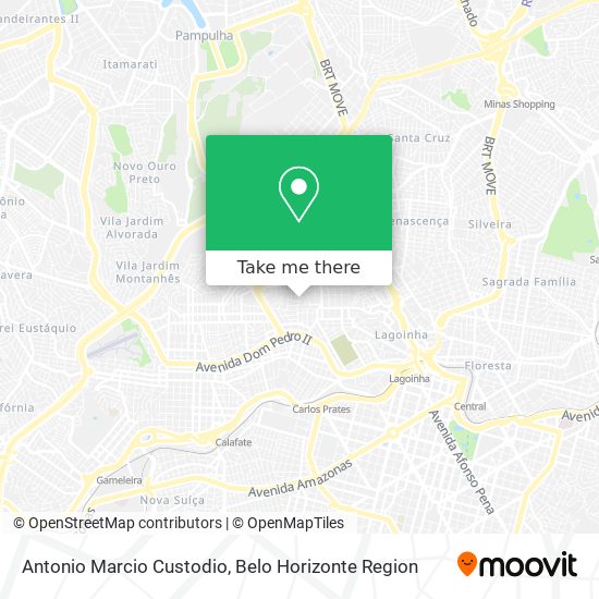 Antonio Marcio Custodio map