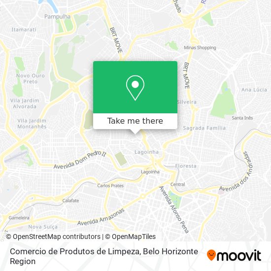 Comercio de Produtos de Limpeza map