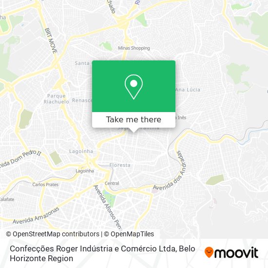 Confecções Roger Indústria e Comércio Ltda map