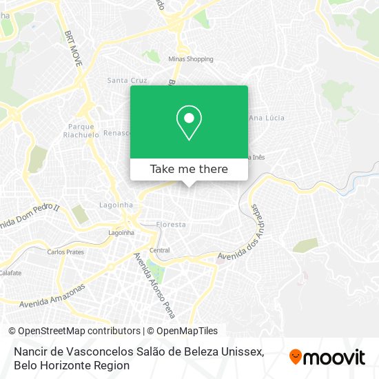 Nancir de Vasconcelos Salão de Beleza Unissex map