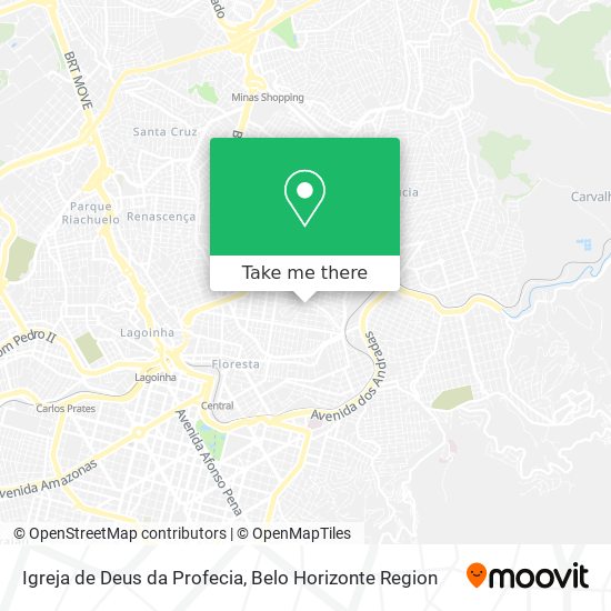 Igreja de Deus da Profecia map