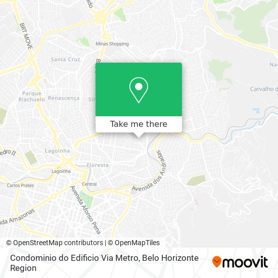 Condominio do Edificio Via Metro map