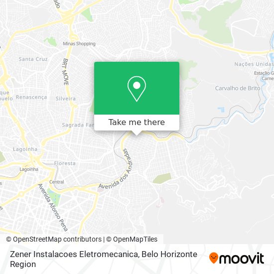 Zener Instalacoes Eletromecanica map