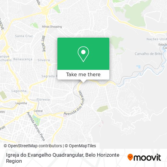 Igreja do Evangelho Quadrangular map